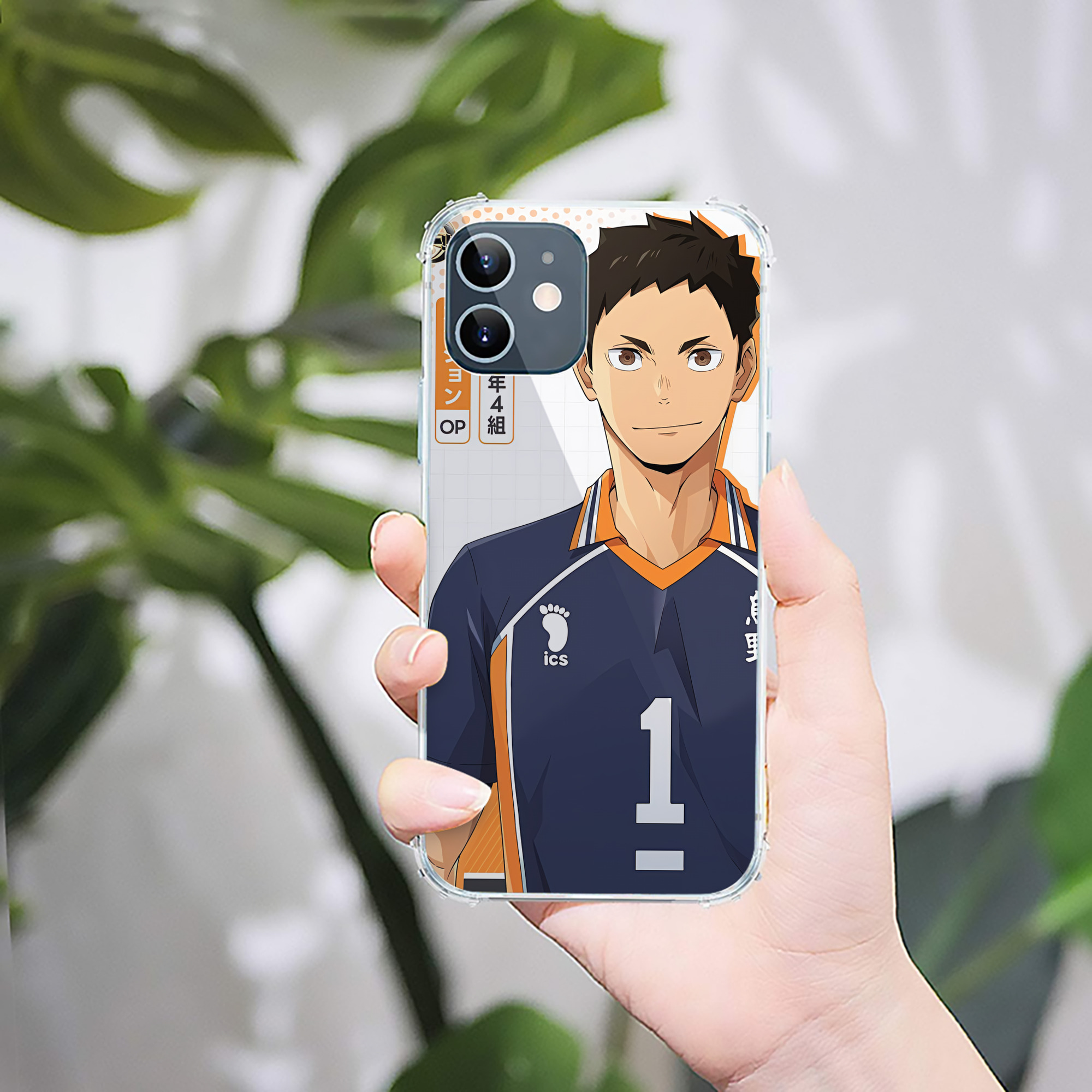 （画像用） ハイキュー!! Haikyu!! 【iPhone 12シリーズ対応】透明スマホケース（クリアソフトケース）
